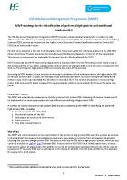 MMP roadmap for the identification of preferred high-protein oral nutritional supplement(s) front page preview
              