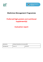 Preferred high-protein ONS evaluation front page preview
              