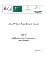 ASA 99 Report Part 1 front page preview
              