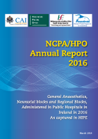 NCPA HPO Annual Report 2016 front page preview
              