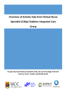 An Overview of Activity Data from Clinical Nurse Specialist Report 2019 front page preview
              