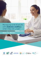 Advice for Clinicians: Managing care of adults with diabetes mellitus when they are unwell front page preview
              