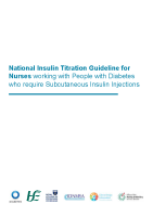National Insulin Titration Guideline for Nurses front page preview
              