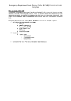 Emergency Department Care - Activity Profile (EC-AP) ResourceIssues Template front page preview
              