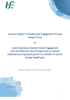 Summary of Stakeholder EPD group front page preview
              