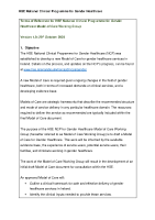 Terms of Reference for HSE National Clinical Programme for Gender Healthcare Model of Care Working Group front page preview
              