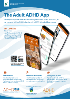 Adult ADHD App Poster front page preview
              