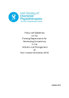  ISCP Non-Invasive Ventilation Policy and Guidelines front page preview
              