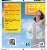 Pulmonary Rehabilitation GP information print ready version front page preview
              