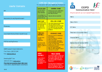 COPD Communication Card front page preview
              