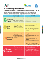 COPD Self-Care Plan front page preview
              