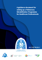 HSE Guidance document on Pulmonary Rehabilitation front page preview
              