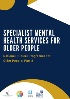 Specialist Mental Health Services for Older People Model of Care front page preview
              