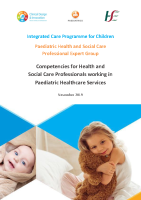 HSCP Competencies in Paediatric Health and Social Care Nov 2019 front page preview
              