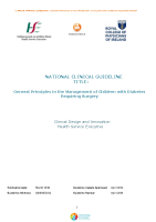 General Principles in the Management of Children with Diabetes Requiring Surgery front page preview
              