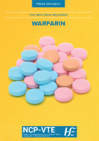 Patient educational material: Warfarin front page preview
              