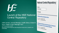 Aoife Lawton HSE Repository Update front page preview
              