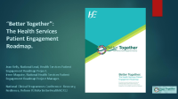 Better Together Patient Engagement Roadmap front page preview
              