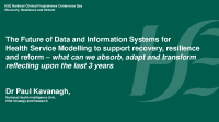 The Future of Data and Information Systems for Health Service Modelling to support RRR front page preview
              