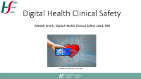 Meabh Smith - Digital Health Clinical Safety front page preview
              