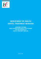 Dental Treatment Services Scheme (DTSS)  Dental Contract 2000 front page preview
              