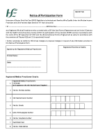 Notice of Participation Form front page preview
              
