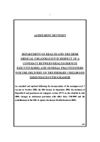 Primary Childhood Immunisation Programme Contract   front page preview
              