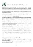 Information for GP Practice nurses - Recording of Primary Childhood Immunisations front page preview
              