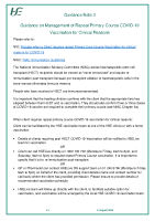 Guidance Note 3 Guidance on Management of Repeat Primary Course COVID-19 Vaccination for Clinical Reasons front page preview
              