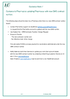 Guidance Note 7 Pharmacy Guidance re change in GMS contract number front page preview
              