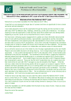 National HSCP Office Newsletter: Issue 14 - August 2024 front page preview
              
