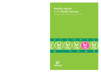 Healthy Ireland in the Health Services Implementation Plan 2015-2017 front page preview
              