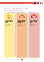 Worksheet - Activity 3 - Managing emotions front page preview
              