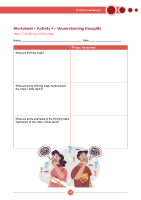 Worksheet - Activity 4 - Understanding thoughts front page preview
              