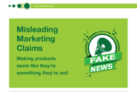 Power Point - Misleading Marketing Claims front page preview
              