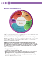 Handout - The menstrual cycle front page preview
              