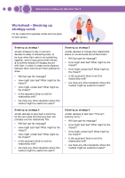 Worksheet - Breaking up strategy cards front page preview
              