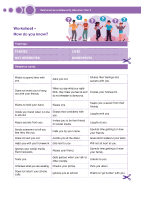 Worksheet - How do you know front page preview
              
