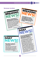 Handout - Newspaper headlines front page preview
              