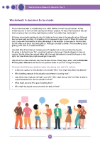 Worksheet - A decision to be made front page preview
              