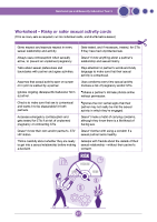Worksheet - Risky or safer sexual activity cards front page preview
              