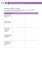 Worksheet - Being in a family front page preview
              