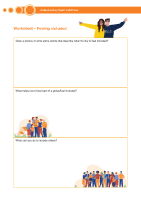 Worksheet - Feeling included front page preview
              