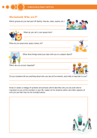 Worksheet - Who am I front page preview
              