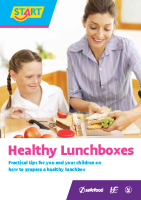 Healthy Lunchbox Leaflet front page preview
              