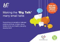 Making the ‘Big Talk’ many small talks: Healthy Ireland library collection front page preview
              