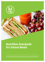 Nutritional Standards For School Meals front page preview
              