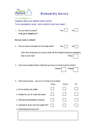 Walkability Survey front page preview
              