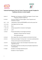Trainer Programme Agenda template front page preview
              