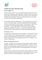 Candida auris patient information leaflet front page preview
              